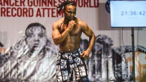 Nigerian man attempts to break world record by dancing non-stop for 7 days