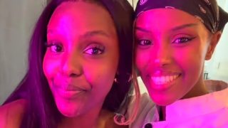 Nikita Kering links up with her viral lookalike