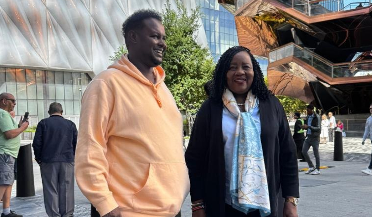 Oketch Salah enjoys New York evening with Ida Odinga and family