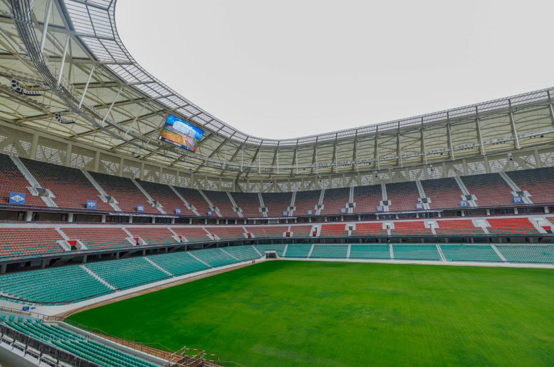 The inside view of the Raila Odinga International Stadium ahead of 2027 AFCON. PHOTO/Vincent Voiyoh