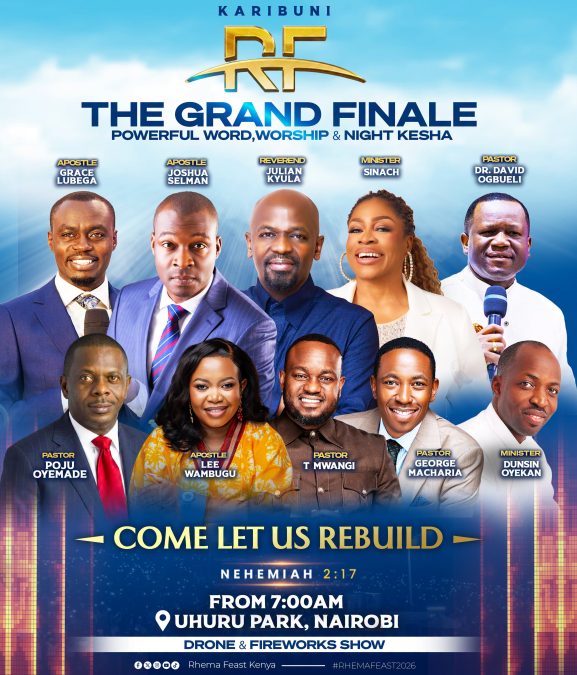 Speakers of the Rhema Feast grand finale. PHOTO/https://www.facebook.com/juliankyula