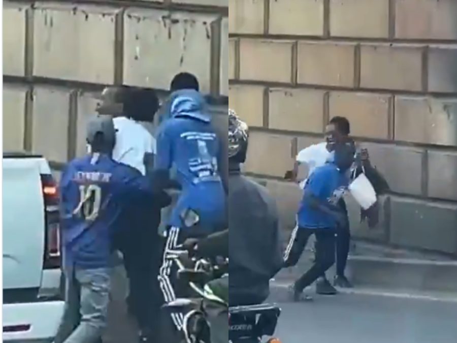 A woman being robbed robbed near Globe Roundabout