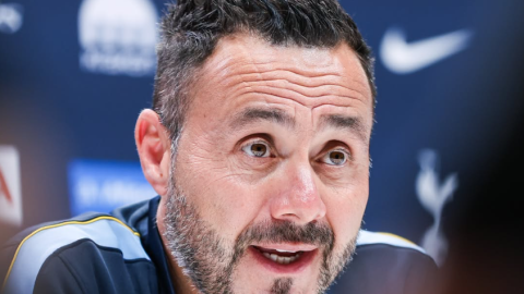 EPL: De Zerbi admits he ignored Tottenham players after defeat to Aston Villa