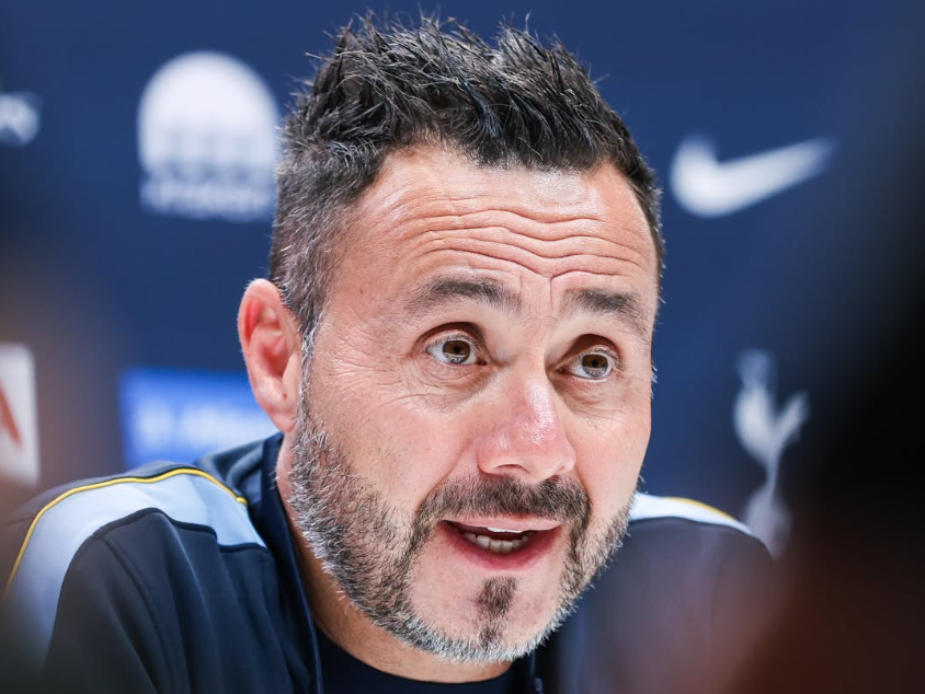 EPL: De Zerbi admits he ignored Tottenham players after defeat to Aston Villa