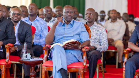 President William Ruto in Kisumu, Sunday, September 13, 2026. PHOTO/@WilliamsRuto/X