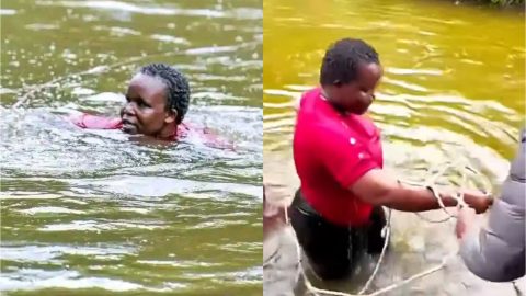 Sharon Cheptoo: Kericho Women Rep aspirant makes daring dive to retrieve body