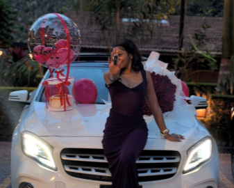 Felicity Shiru celebrates 27th birthday with new Mercedes-Benz GLA