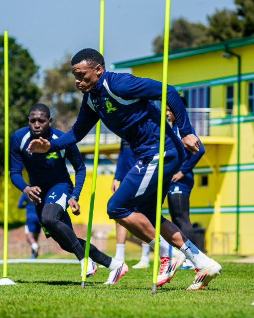 Mamelodi Sundowns players in training. PHOTO/https://www.facebook.com/sundownsfc/photos
