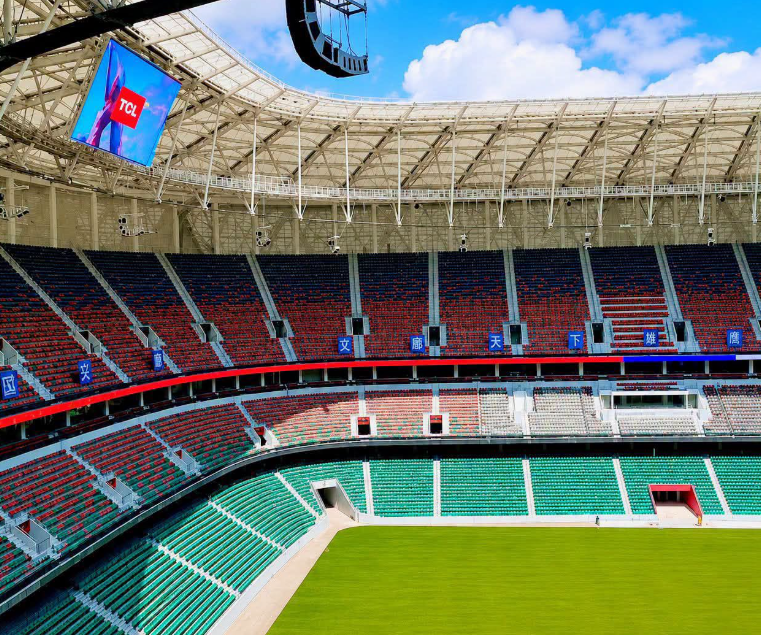 The interior view of the Raila Odinga International Stadium, formerly Talanta Stadium. PHOTO/https://www.facebook.com/profile.php?id=61556873132819
