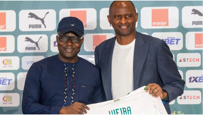 Vieira unveiled, names first Senegal squad but leaves out Mane