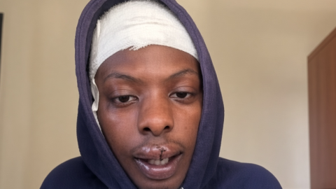 TikToker Victor Chege speaking about his encounter with suspected thieves following the death of Derrick Omollo.PHOTO/Sscreengrab by K24Digital from @vikkk020 on TikTok