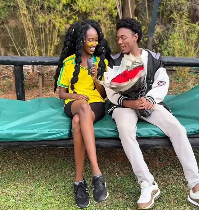Tumi Mathenge and Jakes Nyanjom at a past event. PHOTO/@jakes.nyanjom/Instagram