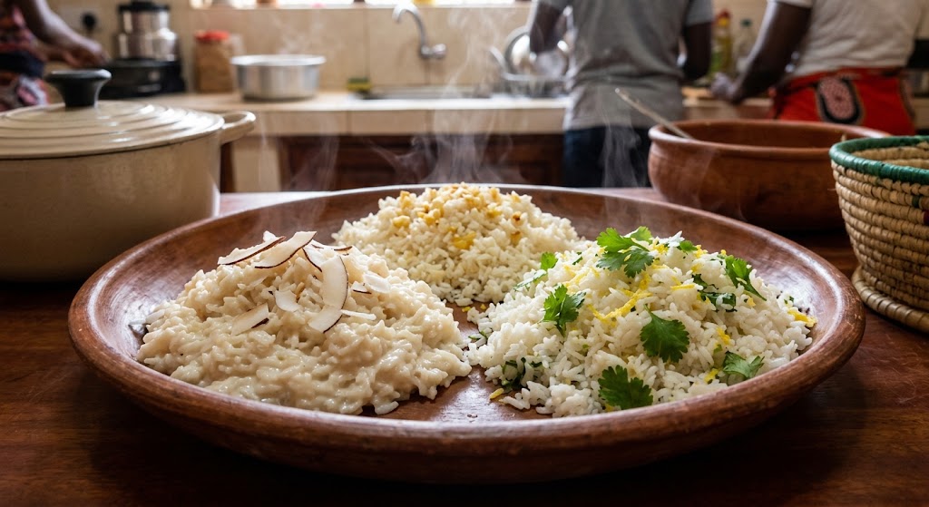 3 quick ways to give plain white rice extra flavour