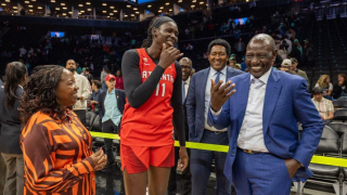 Ruto backs Madina Okot as Atlanta Dream edge New York Liberty in WNBA