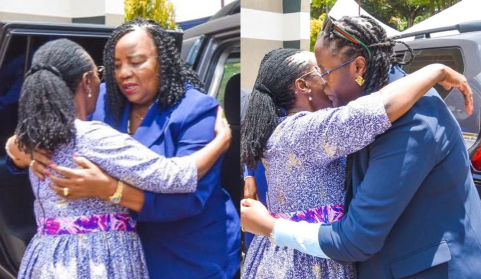 Emotional moment as Ida, Winnie and Rosemary Odinga visit Karua after father's death
