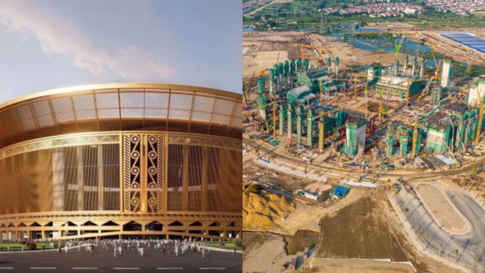 World’s biggest stadium construction update: 135,000-seat mega project begins to take shape