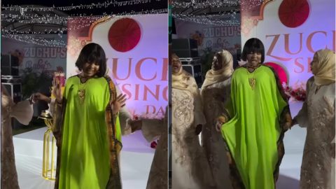 Zuchu dancing during her Singo Day celebration. PHOTO/screengrab by K24 Digital/@wasafifm/Instagram