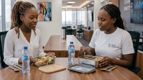 How office culture influences what people eat during the day
