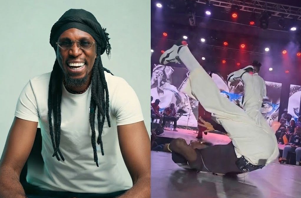 Charisma falls on stage while performing, shares funny moment