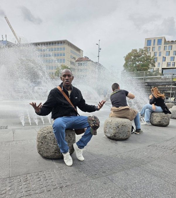 Geoffrey Mosiria in Germany. PHOTO/https://www.facebook.com/kiongozi.mosiriake