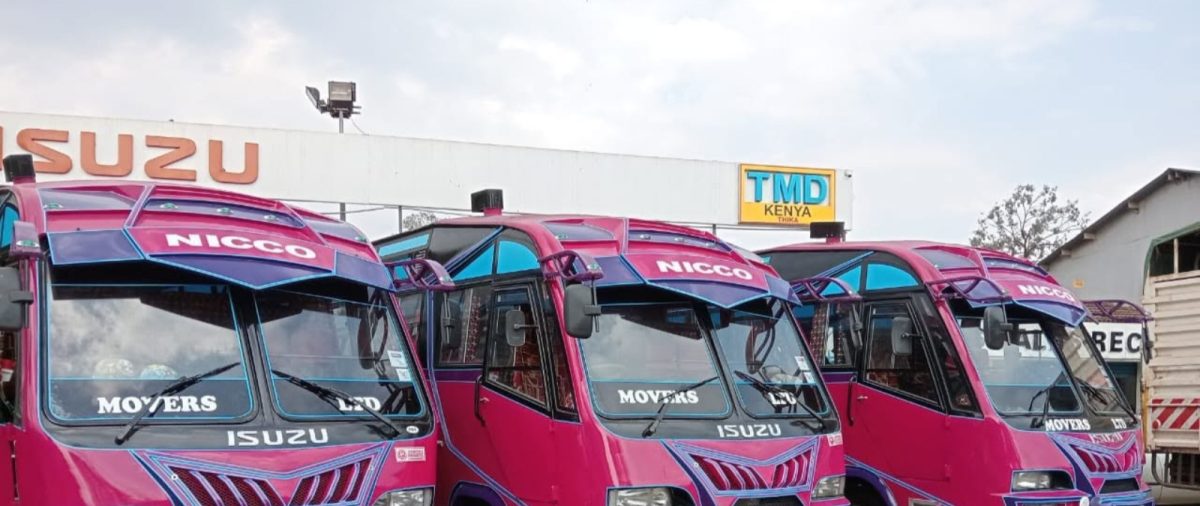 A fleet of Nicco Movers buses parked. PHOTO/https://www.facebook.com/Niccomovers