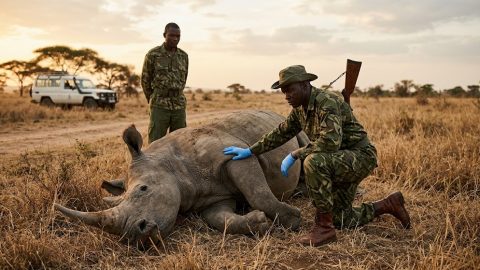 No males, no natural births! The heartbreaking reality facing northern white rhinos